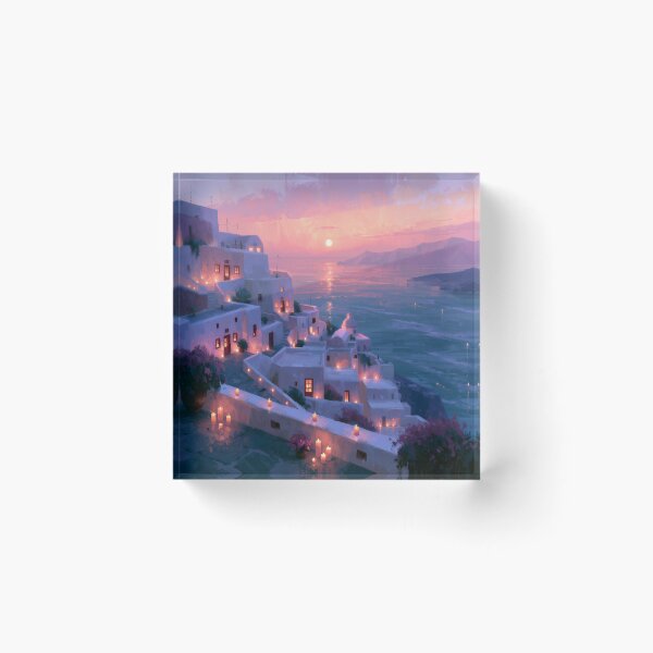 Item preview, Santorini Sunset Over Caldera designed and sold by Rtymer.