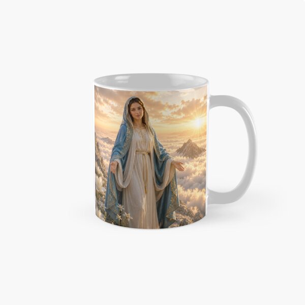 Item preview, Virgin Mary Above the Clouds Wall Art | Catholic Christian Home Decor designed and sold by LTcatholics.