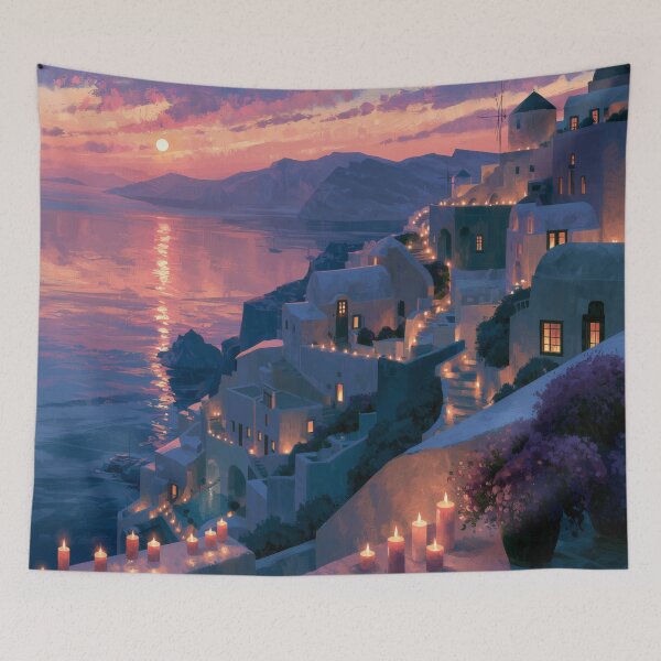 Item preview, Santorini Sunset Over Caldera designed and sold by Rtymer.