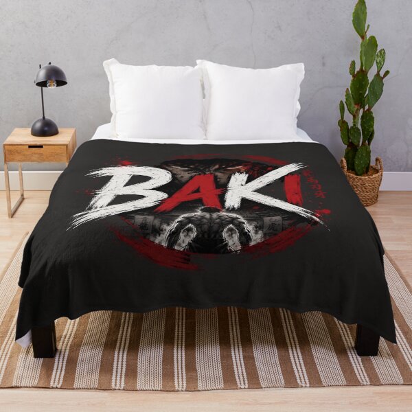 Item preview, BAKI Bold Typography Design – Anime Inspired Streetwear Graphic Text Art designed and sold by Barrouhou56789.
