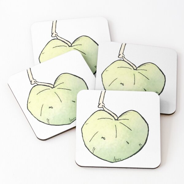 Item preview, Peperomia Serpens Heart Leaf Watercolor Sticker designed and sold by LemonJulesArt.