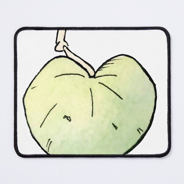 Item preview, Peperomia Serpens Heart Leaf Watercolor Sticker designed and sold by LemonJulesArt.