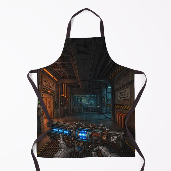 Item preview, You Picked Up the Plasma Gun! | Faux Retro FPS Screenshot | Pixel Art designed and sold by GRAIL-PIXXAILL.