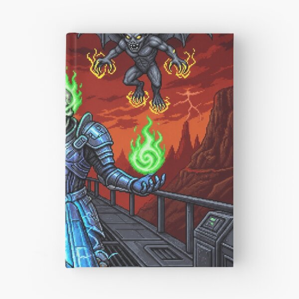 Item preview, Facing Down The Hordes Of Evil | Shotgun Charged | Faux Retro FPS Screenshot | Pixel Art designed and sold by GRAIL-PIXXAILL.