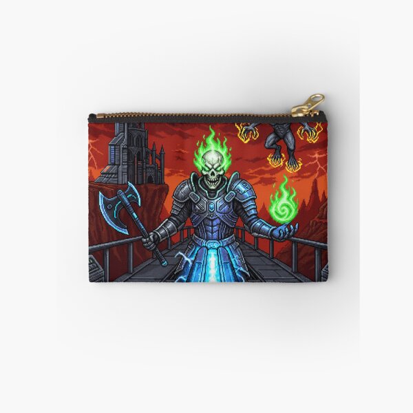 Item preview, Facing Down The Hordes Of Evil | Shotgun Charged | Faux Retro FPS Screenshot | Pixel Art designed and sold by GRAIL-PIXXAILL.