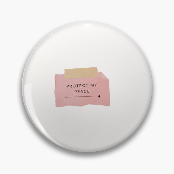 Item preview, Protect My Peace Aesthetic Daily Motivation Sticky Notes designed and sold by NinaVibeStudio.