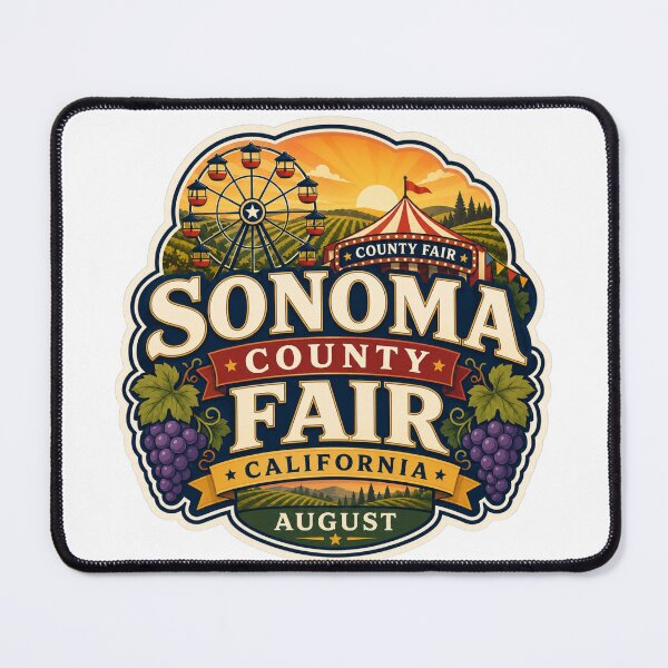 Item preview, Sonoma County Fair California Festival Design designed and sold by Combat Skies.