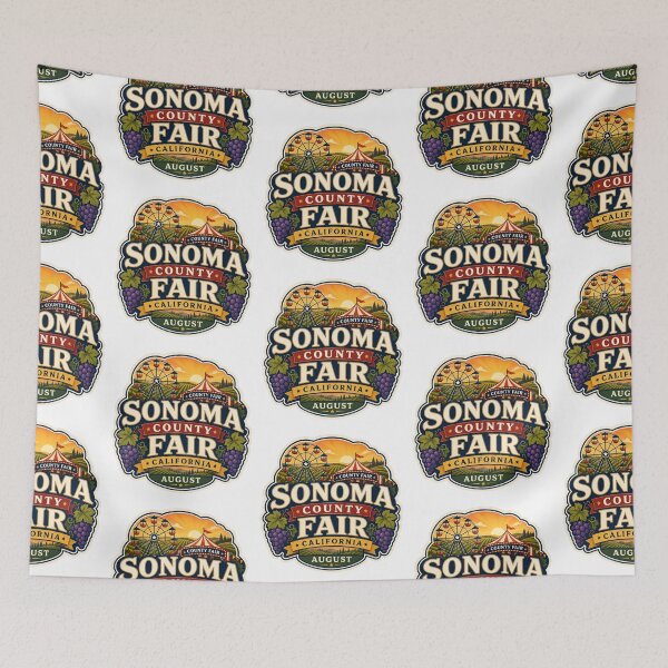 Item preview, Sonoma County Fair California Festival Design designed and sold by Combat Skies.