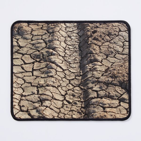 Item preview, Dry Cracked Earth Texture with Tyre Track designed and sold by 27Tammy27.