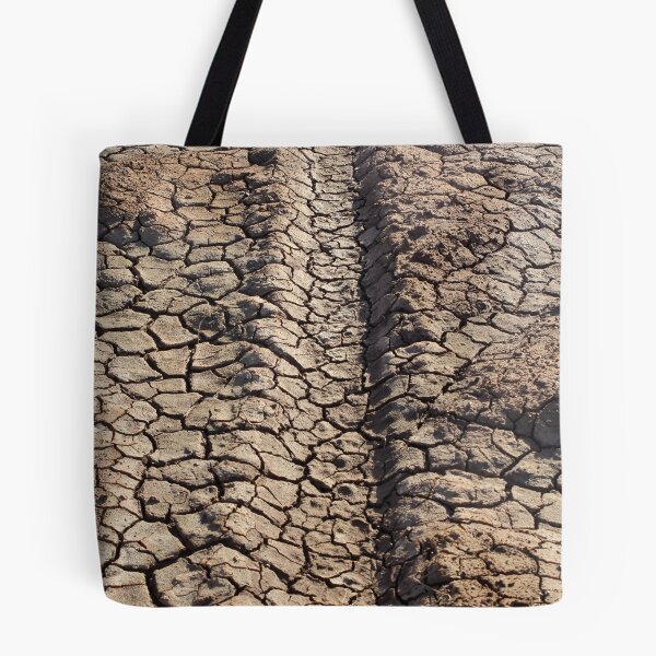 Item preview, Dry Cracked Earth Texture with Tyre Track designed and sold by 27Tammy27.