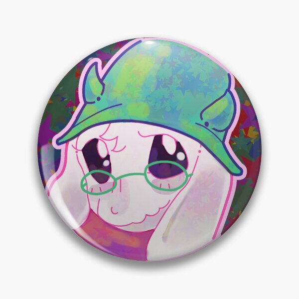Item preview, Ralsei Pin| Deltarune Fanart designed and sold by NemisStuff.