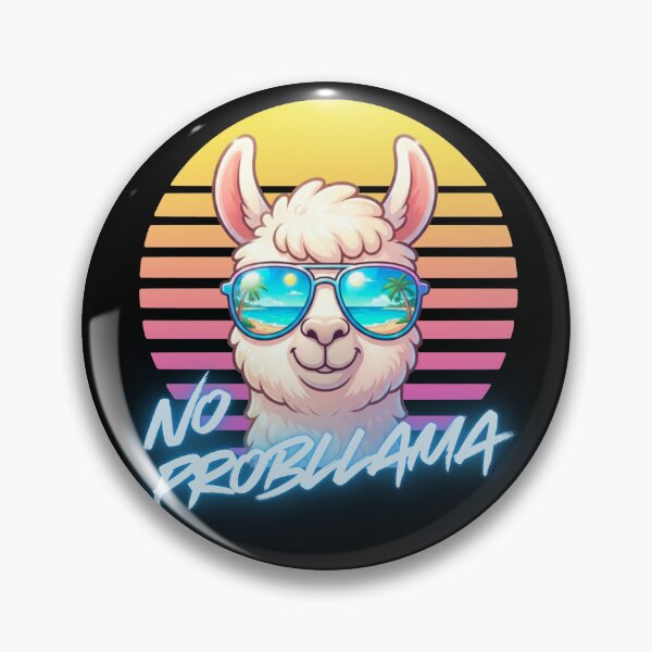 Item preview, No Probllama | Cool Llama Beach Summer Design designed and sold by BrokenLabel.