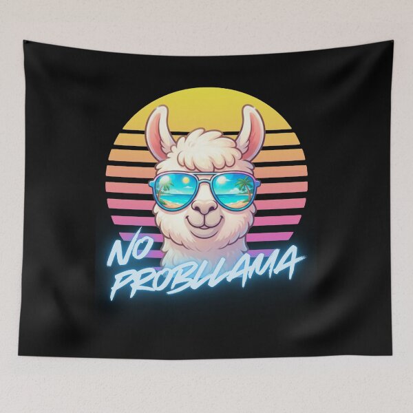 Item preview, No Probllama | Cool Llama Beach Summer Design designed and sold by BrokenLabel.