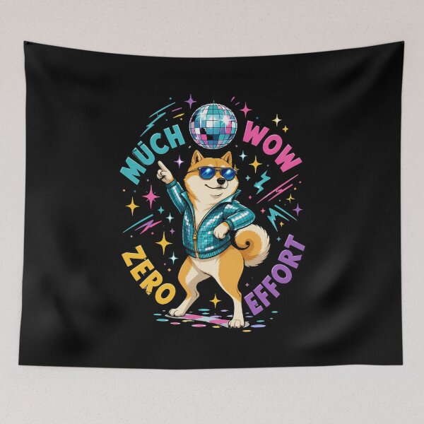 Item preview, Shiba Inu Wins Every Dance Battle Effortlessly designed and sold by Tong4130.