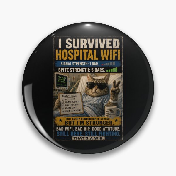 Item preview, I Survived Hospital Wifi designed and sold by IndigoExchange.