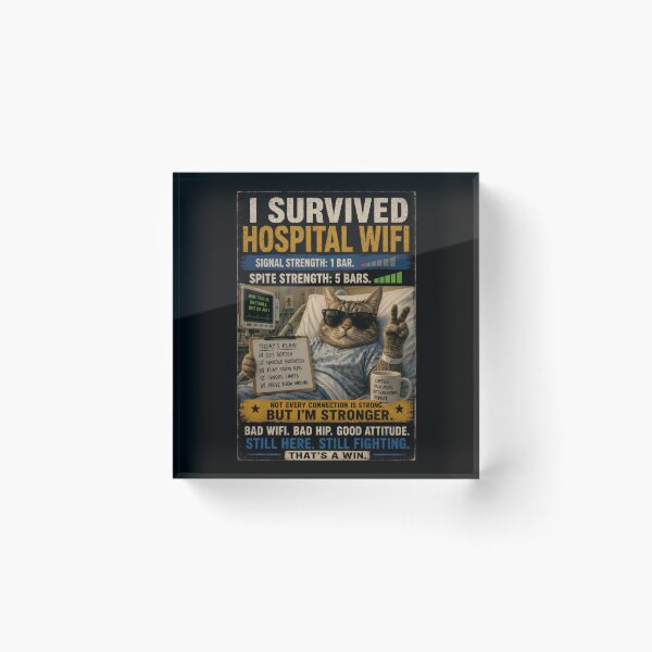 Item preview, I Survived Hospital Wifi designed and sold by IndigoExchange.