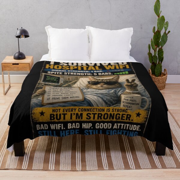 Item preview, I Survived Hospital Wifi designed and sold by IndigoExchange.