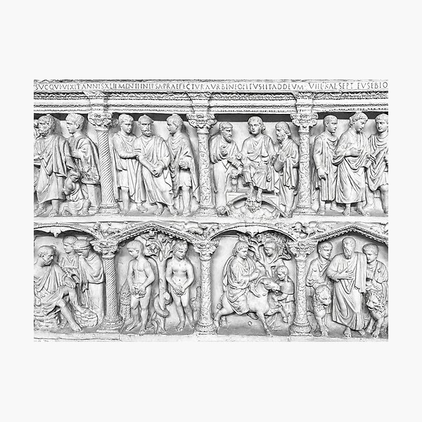 Item preview, Junius Bassus Sarcophagus Roman Christian Relief designed and sold by Diego Re.