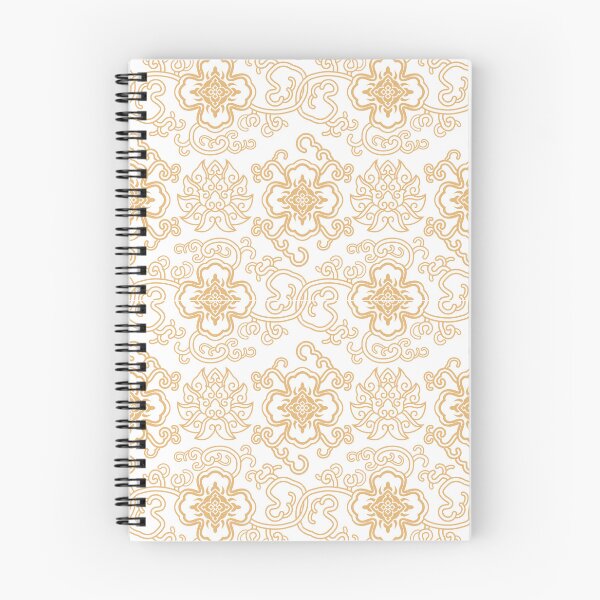 Item preview, Flores auspiciosas naranjas: patrón floral chinoiserie sin costuras designed and sold by SugarCore.