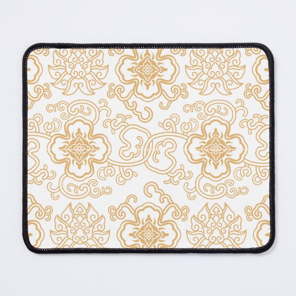 Item preview, Orange Auspicious Blossoms — Seamless Chinoiserie Floral Pattern designed and sold by SugarCore.
