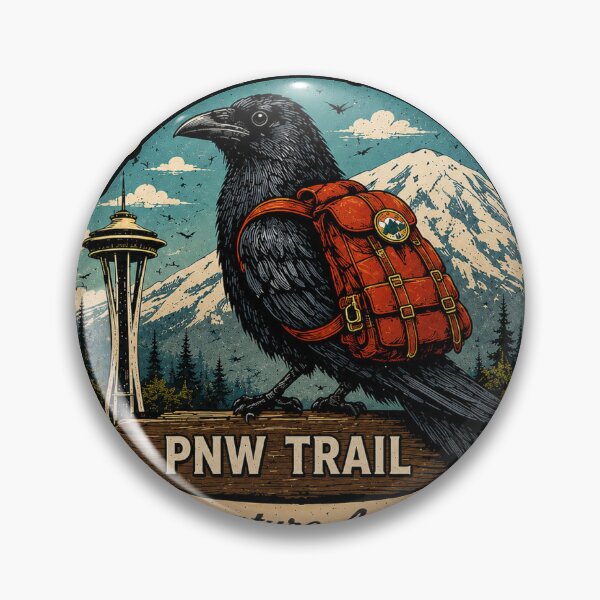 Item preview, Raven of Rainier designed and sold by The White Crow.
