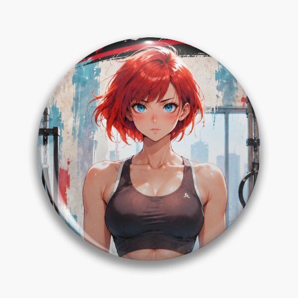 Item preview, Anime Gym Girl Japanese Fitness Poster Manga Workout Artwork designed and sold by Digistore1221.