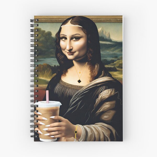 Item preview, Baddie Mona Lisa Iced Coffee Shirt - Boujee Mona Lisa Parody | Funny Art History Meme | Rich Girl Aesthetic Mona Lisa with Coffee designed and sold by ICANTWithoutCOFFEE.