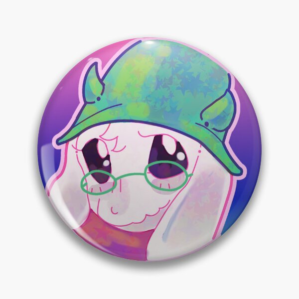 Item preview, Ralsei Pin|| Deltarune Fanart designed and sold by NemisStuff.