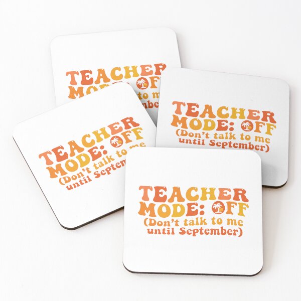 Item preview, Teacher Mode OFF Summer Holiday Retro Bubbly Art designed and sold by pattman.