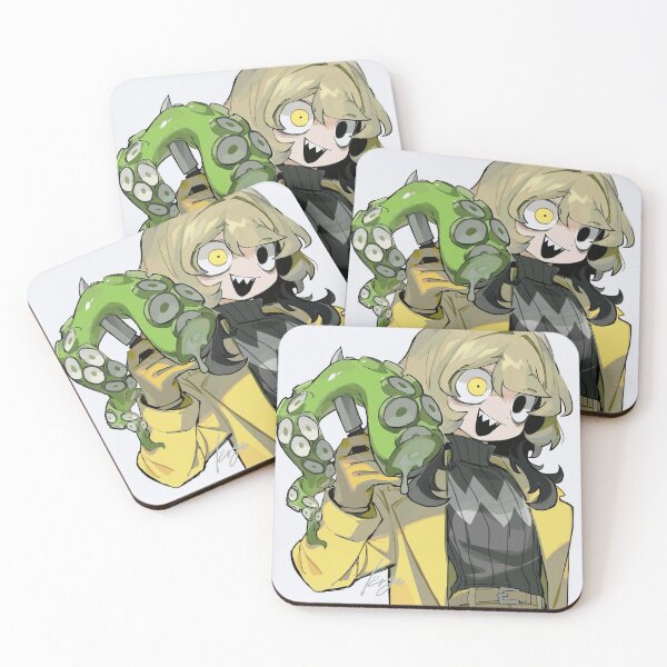 Item preview, Wild Tentacle Girl with Yellow Jacket and Monster Smile designed and sold by TavishCorbett.