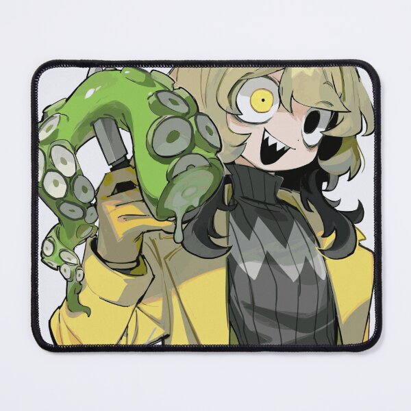 Item preview, Wild Tentacle Girl with Yellow Jacket and Monster Smile designed and sold by TavishCorbett.