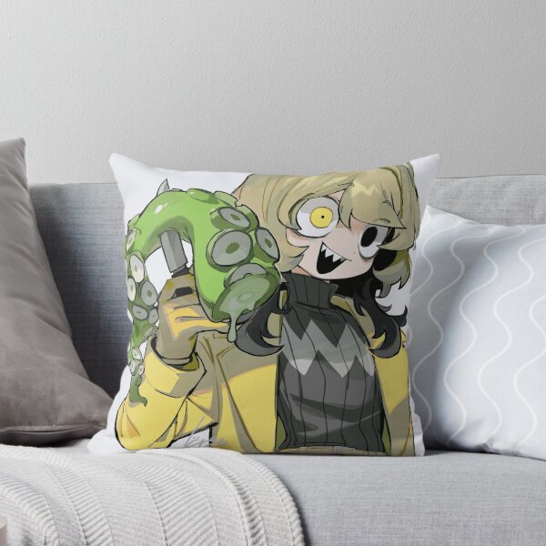 Item preview, Wild Tentacle Girl with Yellow Jacket and Monster Smile designed and sold by TavishCorbett.