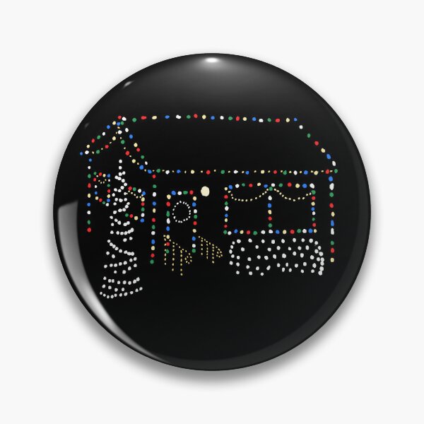 Item preview, Christmas Lights on House, Holiday Stippling, Xmas designed and sold by HoganHandmade.