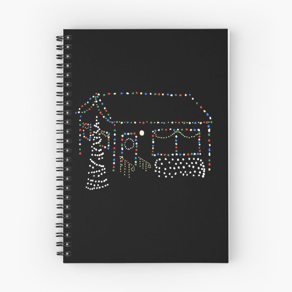 Item preview, Christmas Lights on House, Holiday Stippling, Xmas designed and sold by HoganHandmade.