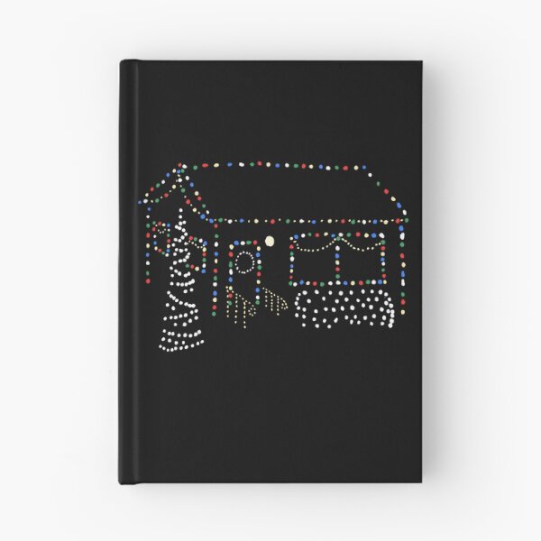 Item preview, Christmas Lights on House, Holiday Stippling, Xmas designed and sold by HoganHandmade.