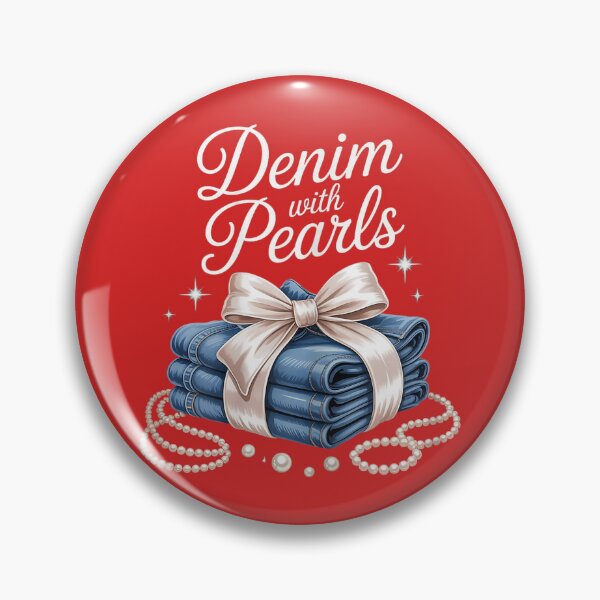 Item preview, Denim with Pearls Mother’s Day Outfit for Stylish Women designed and sold by melodycook.