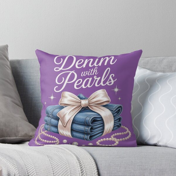 Item preview, Denim with Pearls Mother’s Day Outfit for Stylish Women designed and sold by melodycook.