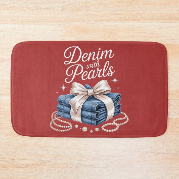 Item preview, Denim with Pearls Mother’s Day Outfit for Stylish Women designed and sold by melodycook.