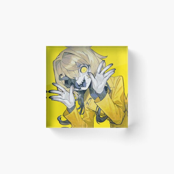 Item preview, Creepy Yellow Eyed Girl Reaching Through Bright Chaos designed and sold by TavishCorbett.