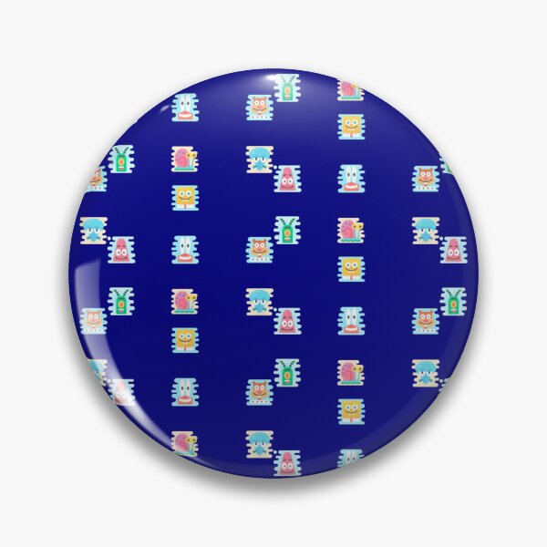 Item preview, Retro Minimalist Ocean Cartoon Friends Pattern - Abstract Faces designed and sold by Yasmine Mohammed.