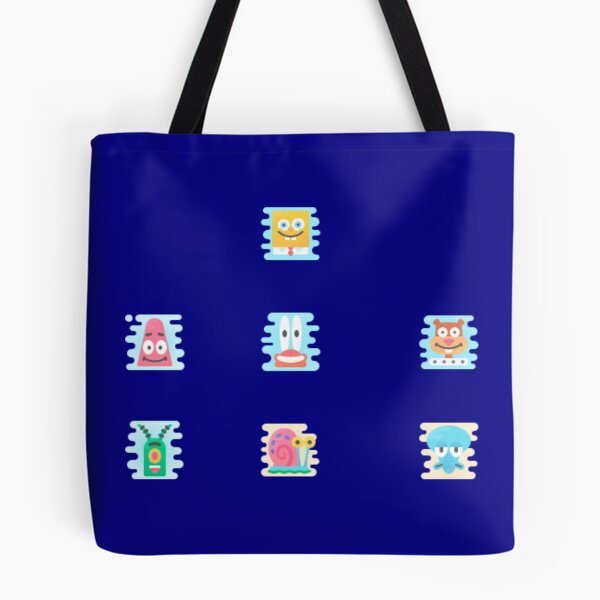 Item preview, Retro Minimalist Ocean Cartoon Friends Pattern - Abstract Faces designed and sold by Yasmine Mohammed.