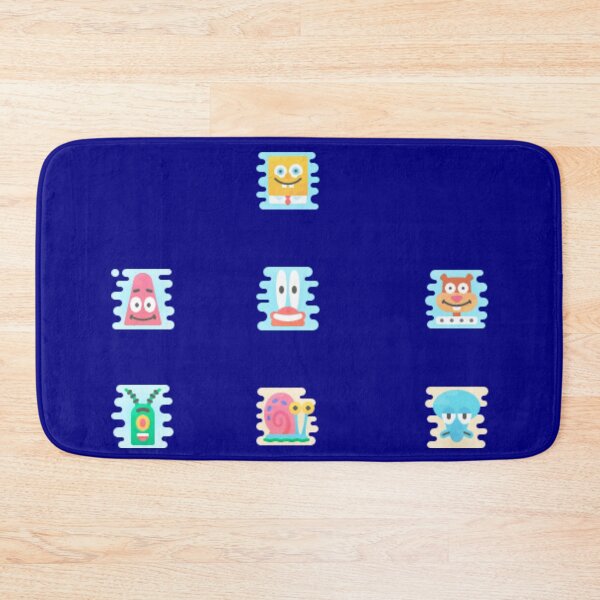Item preview, Retro Minimalist Ocean Cartoon Friends Pattern - Abstract Faces designed and sold by Yasmine Mohammed.