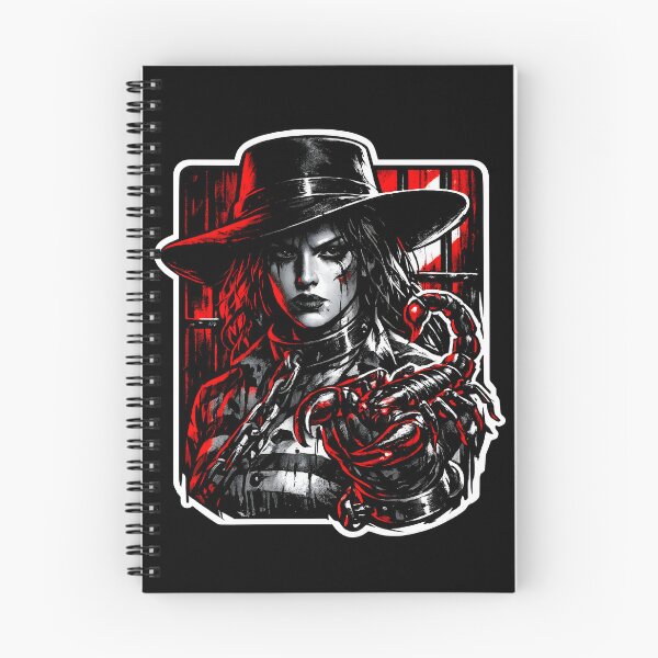 Item preview, Dark Neo-Noir Scorpion Lady Aesthetic Art Sticker designed and sold by ShopAndFun.