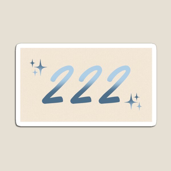 Item preview, 222 Angel Number Sticker designed and sold by tigerbarbie333.