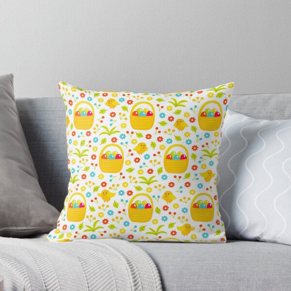 Item preview, Easter Egg Baskets With Little Chicks Graphic Design Pattern designed and sold by DEC02.