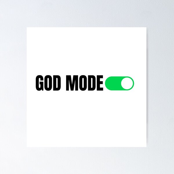 Item preview, God Mode On Graphic Tee designed and sold by Boytibay28Mdskllz.