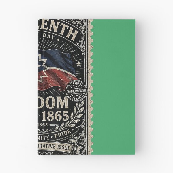 Item preview, Distressed American Juneteenth Flag Colors Freedom Day Stamp designed and sold by melodycook.
