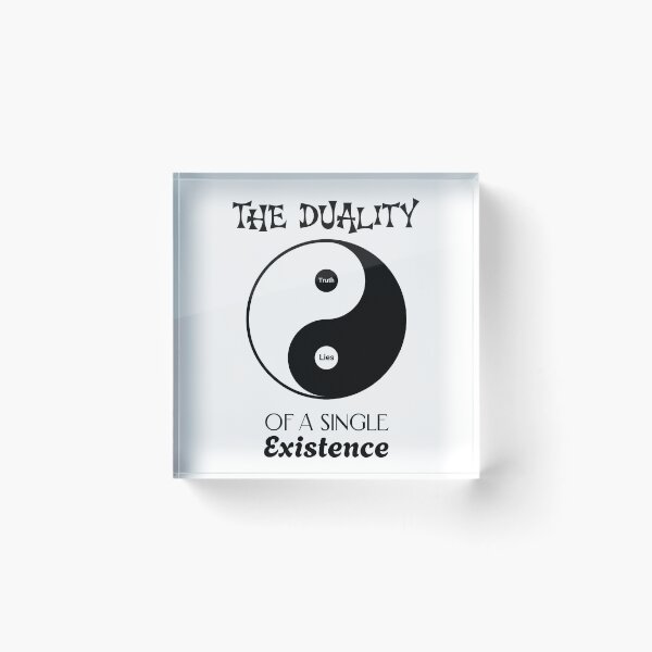 Item preview, #1 The Duality Of A Single Existence designed and sold by Backlash Expressions.