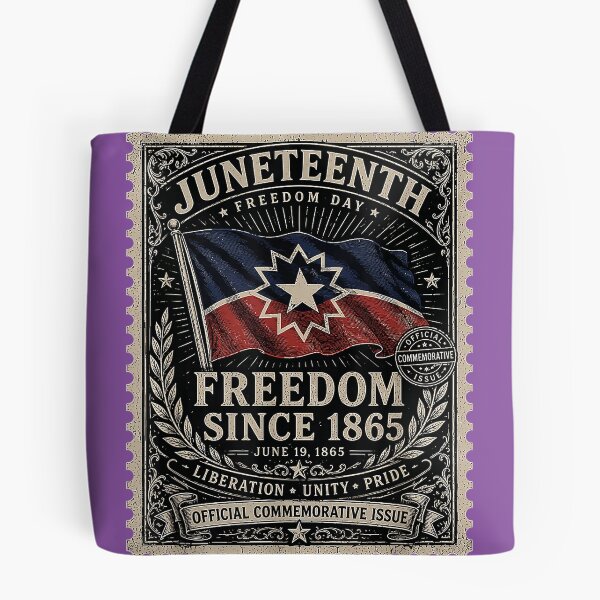 Item preview, Distressed American Juneteenth Flag Colors Freedom Day Stamp designed and sold by melodycook.