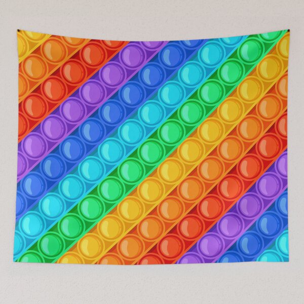 Item preview, LGBTQ Rainbow-Colored Hues Diagonal Circles Design Pattern designed and sold by DEC02.